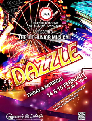 Dazzle stagewd by the International Institute for Britsih Arts in Kuwait