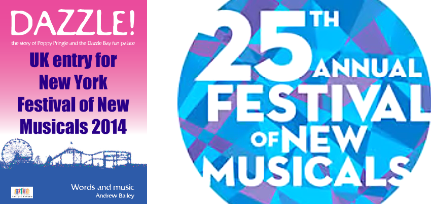 Children's stage musical Dazzle! has been selected as the UK's official entry for the New York Festival of New Musicals 2014